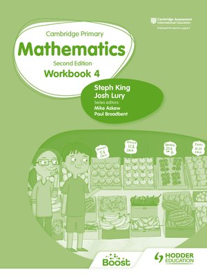 cover image of Cambridge Primary Mathematics Workbook 4